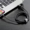 Baseus Cafule USB Lightning kábel 2A 3m (čierna+sivá)