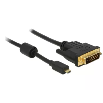 Video kábel adaptér DeLOCK 83585 Micro-HDMI na DVI-D 1m