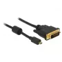 Video kábel adaptér DeLOCK 83585 Micro-HDMI na DVI-D 1m