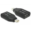DeLOCK – video/audio adaptér – HDMI – HDMI, 19-pin (W) – Mini DisplayPort (M) – (DisplayPort 1.1) – čierny (65552)