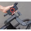 Quad Lock držiak na riadidlá bicykla, čierny
