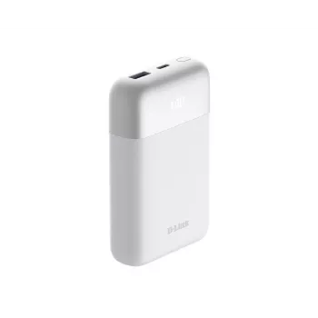 D-Link 10000mAh powerbanka, 10000 mAh, biela