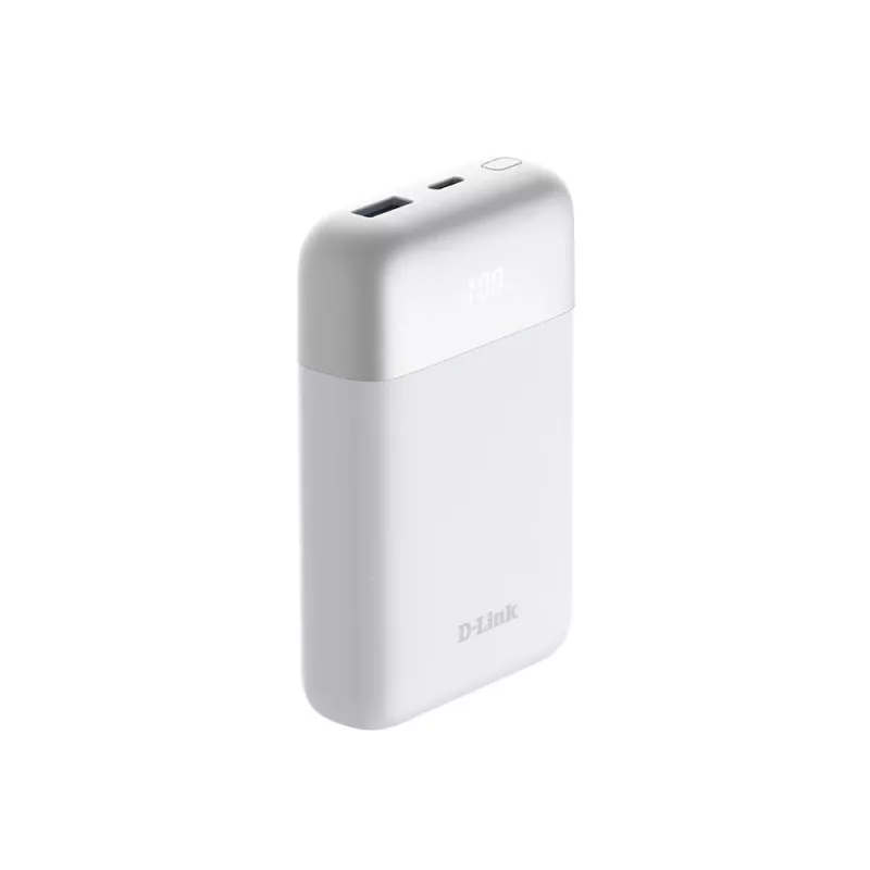 D-Link 10000mAh powerbanka, 10000 mAh, biela