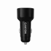 Auto nabíjačka CANYON OnDrive 60 PD 60W 2xUSB-C — výkon 60W, 2 porty USB-C, čierna