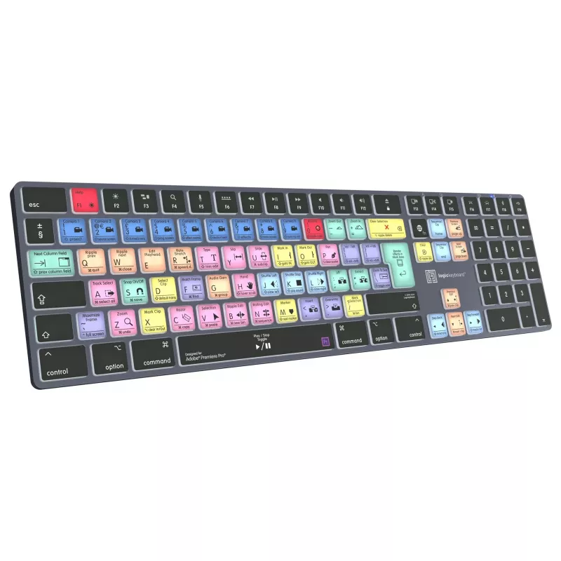 Logickeyboard LKB-PPROCC-TM-UK Adobe Premiere Pro CC Titan klávesnica, rozloženie UK, Mac