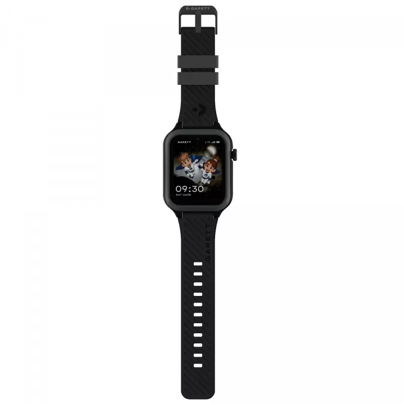 Smartwatch Garett Kids Essa 2 4G čierny — GPS detské hodinky s 4G pripojením