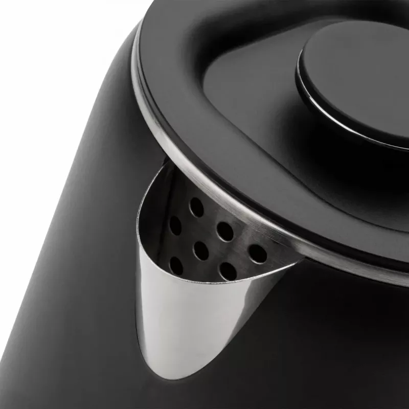 Jata JEHA1575 elektrická kanvica, 1,7 l, 1500 W, 5 nastavení teploty, čierna/nehrdzavejúca oceľ