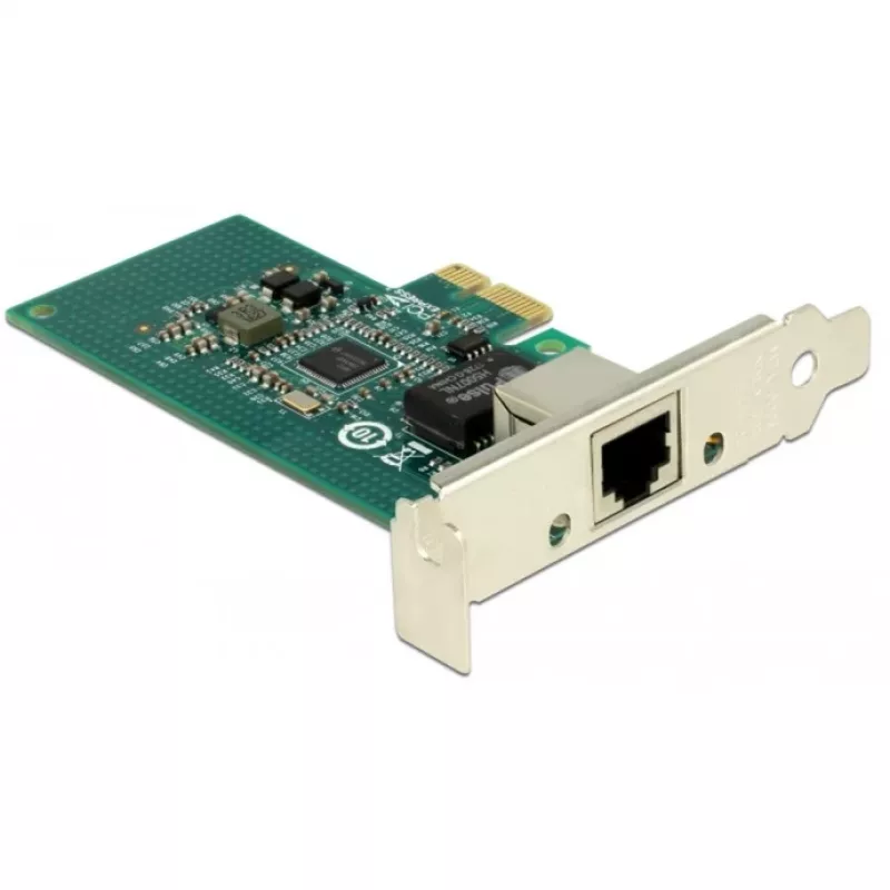 DeLock PCI Express karta > 1 x Gigabit LAN - sieťový adaptér - PCIe 2.1 Low-Profile - Gigabit Ethernet