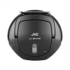 Prenosný CD prehrávač JVC RD‑E221B — čierna, CD/MP3, kazetový deck, USB prehrávanie, UKW rádio, AUX, batériová/sieťová prevádzka