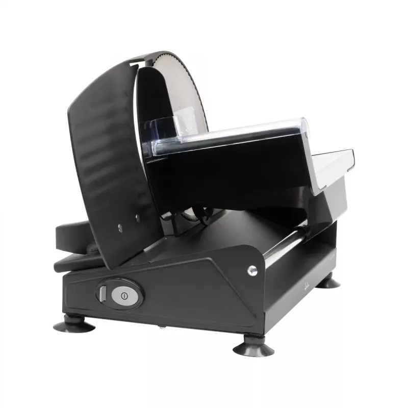 Elektrický krájač JATA JECF1200 200W čierna nerezová oceľ hrúbka rezu 1,5 cm