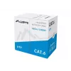 LANBERG sieťový kábel Cat6 U/UTP LCU6-11CU-0305-S, 305 m, 23 AWG, sivý, HDPE plášť