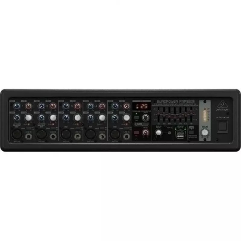 Behringer PMP550M audio mixpult 5 kanálov 20 - 20000 Hz čierna