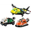 LEGO CITY 60505 Lietadlo, servisné nákladné auto a hovercraft