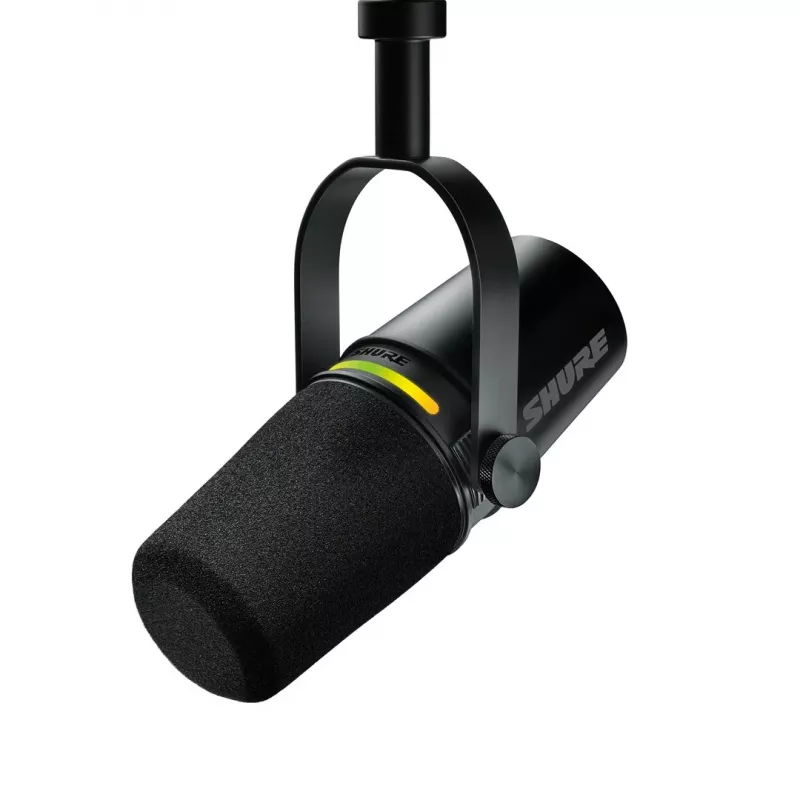 Shure MV7+-K - mikrofón pre prednes a spev s XLR/USB-C konektorom, čierny