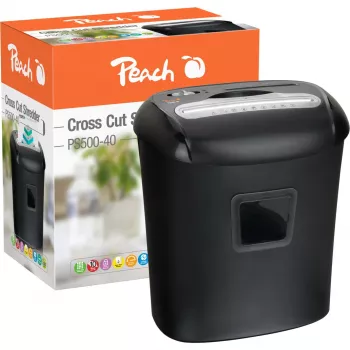 Peach PS500-40 skartovačka krížový rez 68 dB čierna