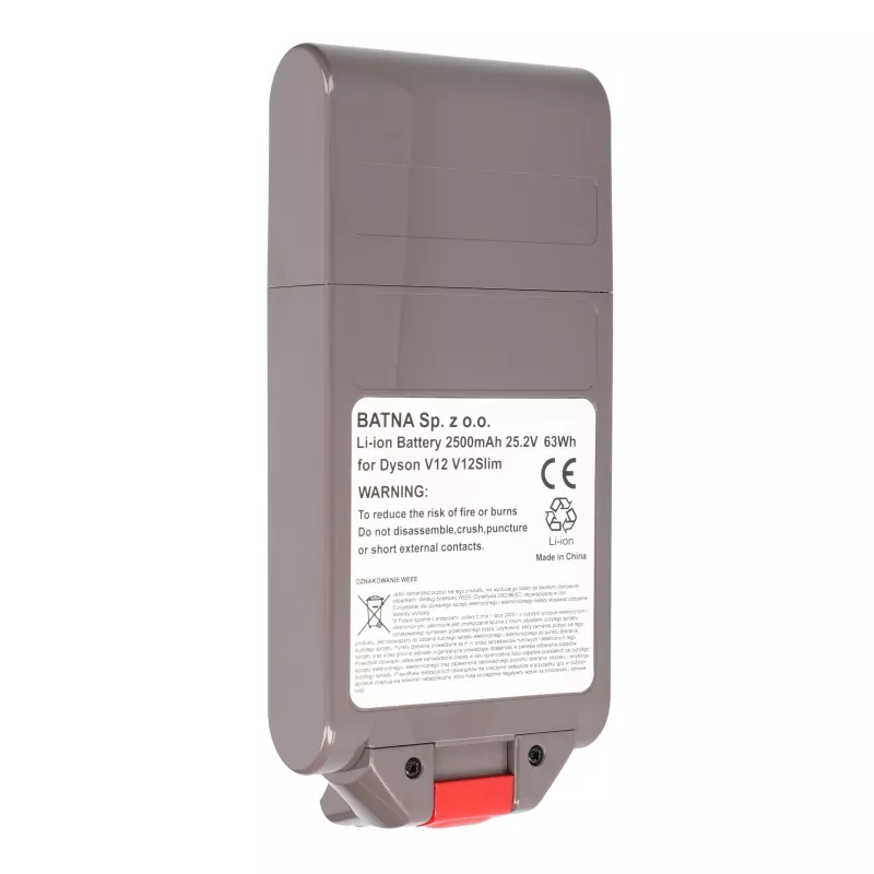 Batéria pre Dyson vysávač V12, 25,2V 2500mAh