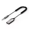 UGREEN CM309 audio prijímač Bluetooth 5.0, USB, 3,5 mm AUX konektor, čierny