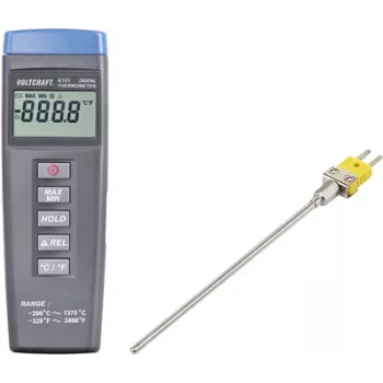 VOLTCRAFT K101 + TP 200 teplomer -200 až +1370 °C sonda Type-K