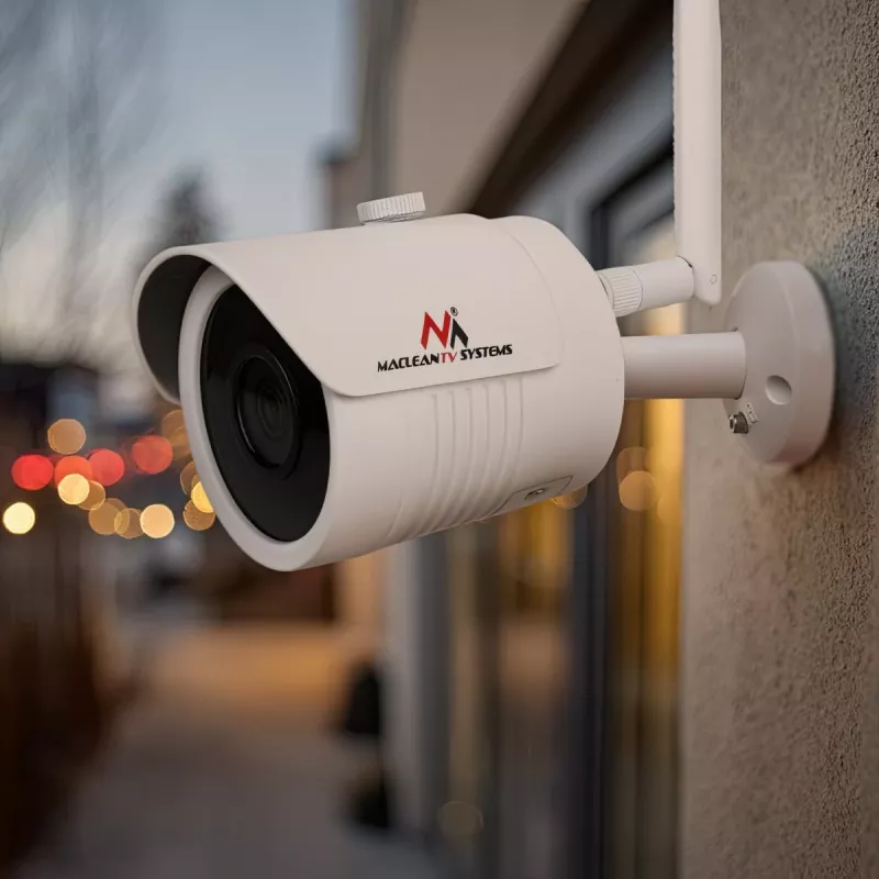 Maclean IP kamera IPC WiFi 5MPx exteriér, horn, CMOS 1/2.5, H.264/H.264+/H.265/H.265+/JPEG/AVI, Onvif, MCTV-516