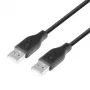 Kábel USB AM-AM 1.8 čierny