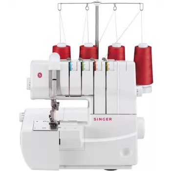 Šijací stroj SINGER 14T970C — 24 stehov, 4-stupňová automatika gombíkových dierok, 750 stehov/min, voľné rameno, 105 W