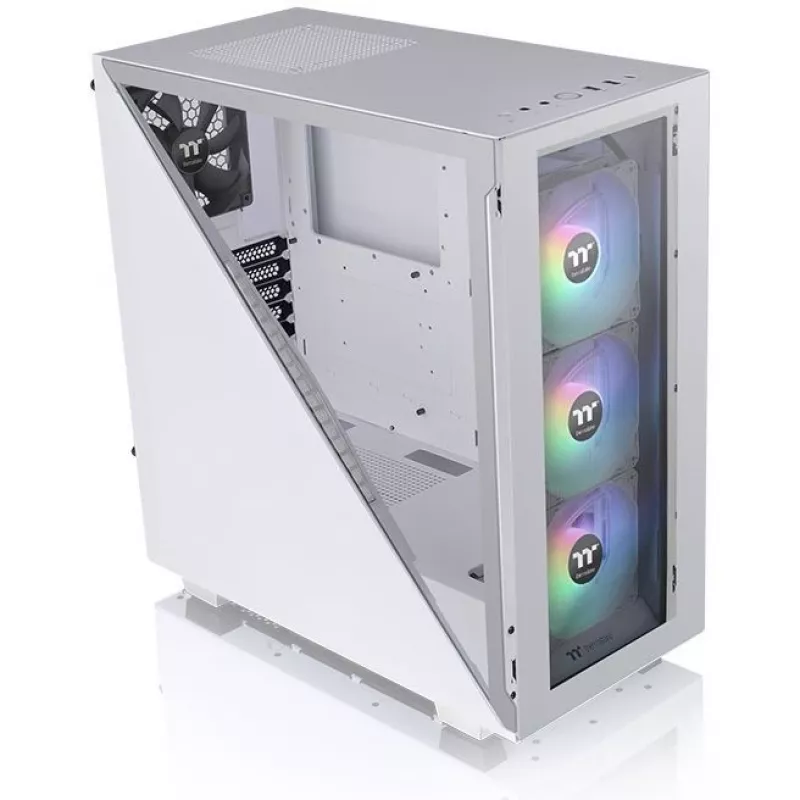 PC skriňa Thermaltake Divider 300 TG Snow ARGB Midi Tower biela