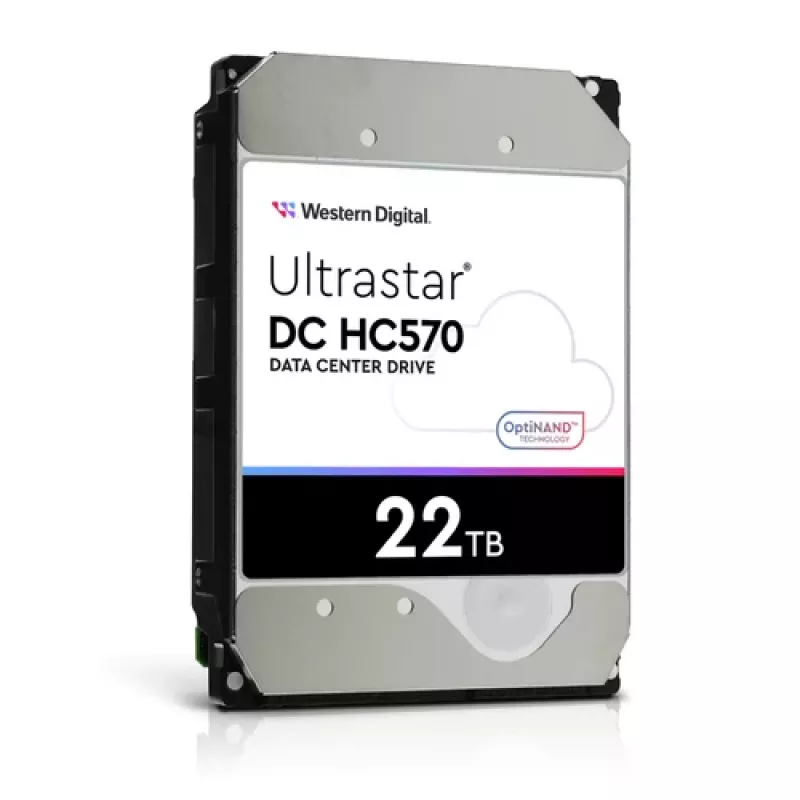 3,5 palca SAS HDD Western Digital Ultrastar DH HC570 22 TB, 12 Gbit/s, 7200 ot/min, 512 MB cache