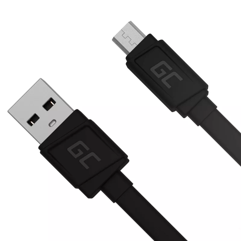 Matný plochý kábel - USB-A na Micro-USB