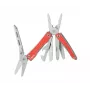 Multitool Nextool NE20051 10-in-1 kompaktný, nerezová oceľ, červený, 78 g, 6,2 cm zložený