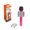 Mikrofón MANTA MIC11-PK ružový — káblový 3,5 mm jack, ľahký ručný mikrofón