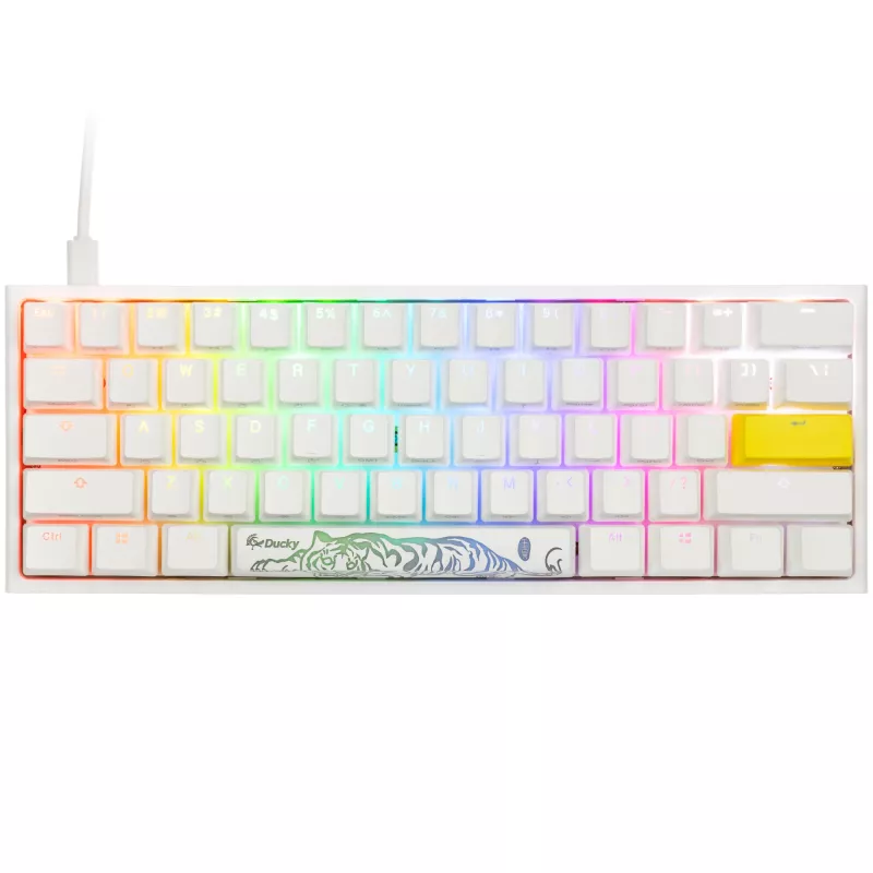 Mechanická gaming klávesnica Ducky One 2 Pro Mini RGB LED s Cherry MX Blue spínačmi, 60% layout