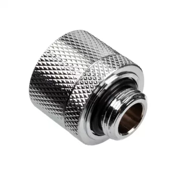 Alphacool Eiszapfen konektor rovný G1/4 palca AG na 16/10mm - chróm strieborný