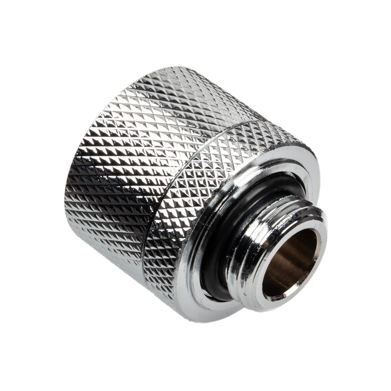 Alphacool Eiszapfen konektor rovný G1/4 palca AG na 16/10mm - chróm strieborný