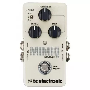 Gitarový efektový pedál TC Electronic Mimiq Doubler — kompaktný true-bypass doubler