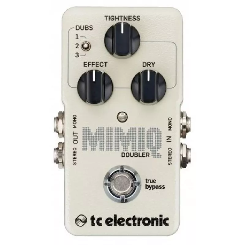 Gitarový efektový pedál TC Electronic Mimiq Doubler — kompaktný true-bypass doubler