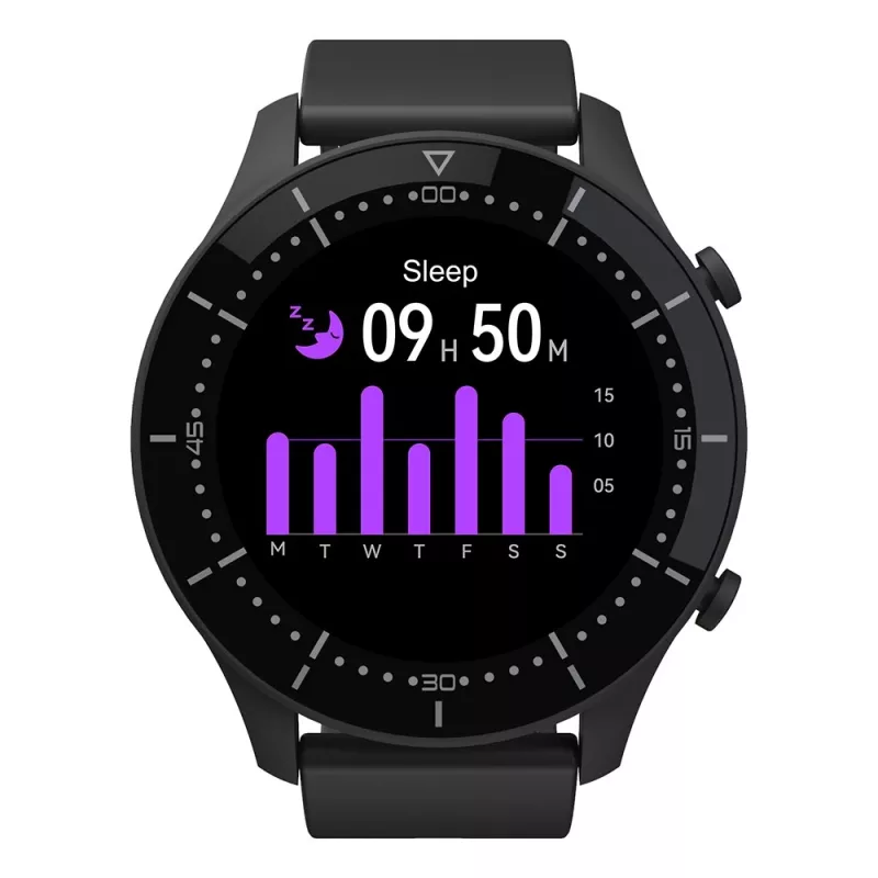 Smartwatch MEDIA-TECH MT870 — 1,3 palca (3,3 cm) IPS dotykový displej, 51 mm puzdro, Bluetooth, čierna
