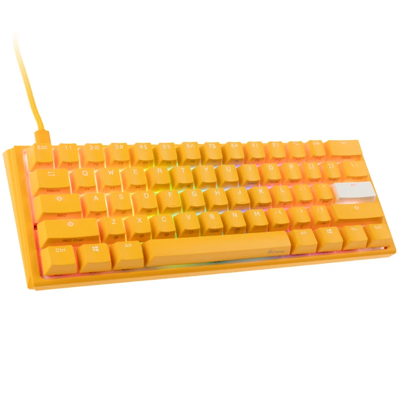 Ducky One 3 Yellow herná klávesnica RGB LED MX-Clear US
