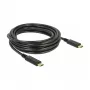 USB kábel DeLOCK 85206 USB 2.0 4 m USB C čierny