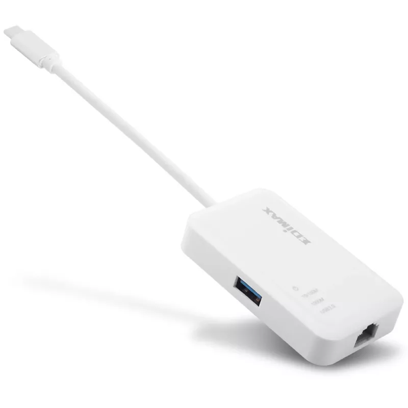 Edimax EU-4308 USB-C rozbočovač, 3x USB 3.0 + Gigabit Ethernet