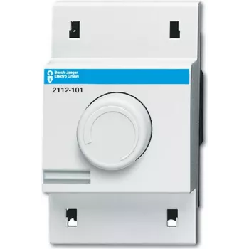 BUSCH JAEGER 2112-101 - stmievač - montážny - otočný regulátor - biela - 230 V - 50 - 60 Hz