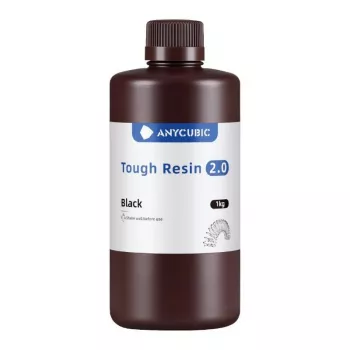 Fotopolymérová živica AnyCubic Tough Resin 2.0 čierna 1 kg SRX2BK-101A