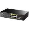 Cudy FS1010P sieťový switch Fast Ethernet (10/100) Power over Ethernet (PoE) čierny