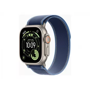 Apple Watch Ultra 3 GPS + Cellular 49mm Natural Titanium puzdro s Blue/Bright Blue Trail Loop - M/L | Apple