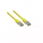 Sieťový kábel Alcasa 1m Cat6 RJ-45 S/FTP žltý