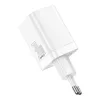 Baseus Super Si Pro rýchlonabíjačka USB + USB-C 30W (biela)