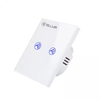 Inteligentný WLAN vypínač Tellur SS2N — 2 porty, 1800 W spolu, 10 A na kanál