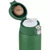 Cestovný hrnček EMSA N2151900, tmavozelený, 0,4 l, sklopné viečko
