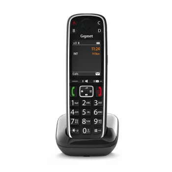 Gigaset E720 analógový/DECT telefón so zobrazením čísla čierny