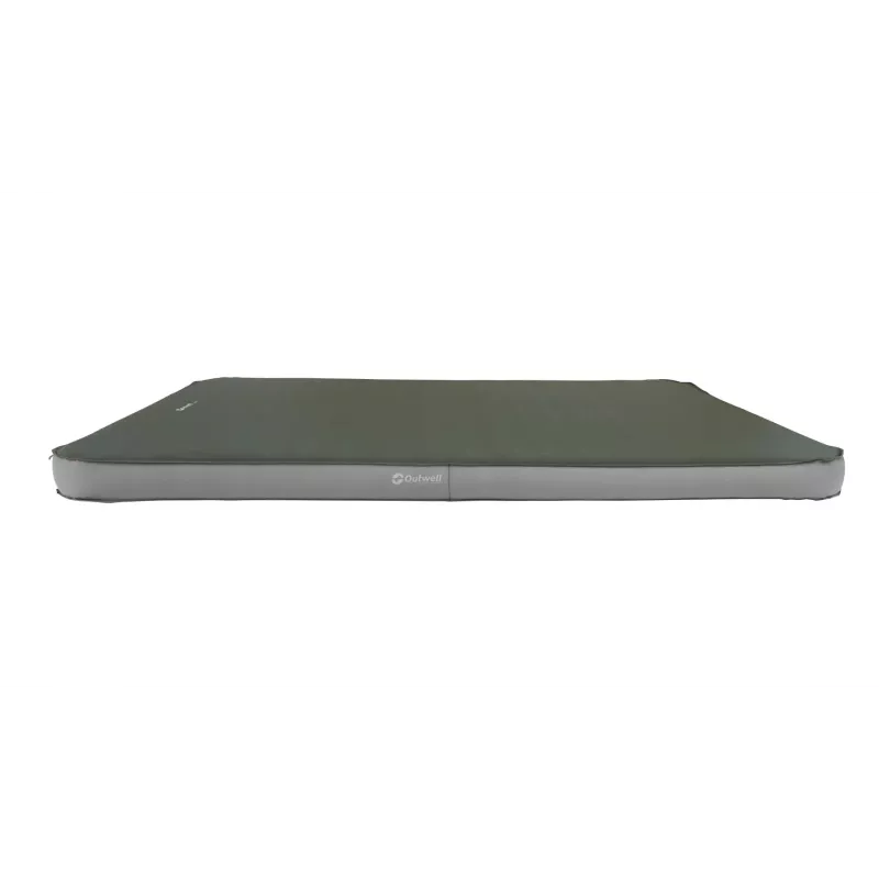 Dvojitá nafukovacia matrace Outwell 400146 — 1350×2030×100 mm, polyester, zelená/sivá