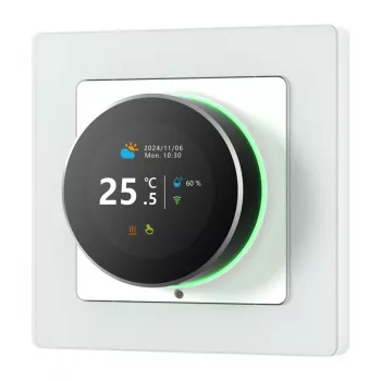 Inteligentný termostat Avatto WT20R-WH-3A-W WiFi — regulátor izbovej teploty s WLAN a úspornými režimami
